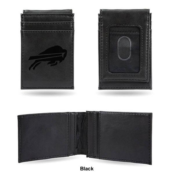 Mens NFL Buffalo Bills Faux Leather Front Pocket Wallet alternate view
