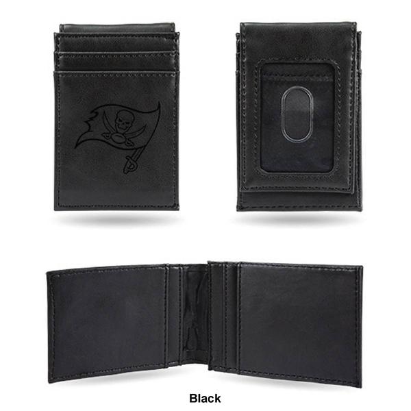 Mens NFL Tampa Bay Buccaneers Faux Leather Front Pocket Wallet alternate view
