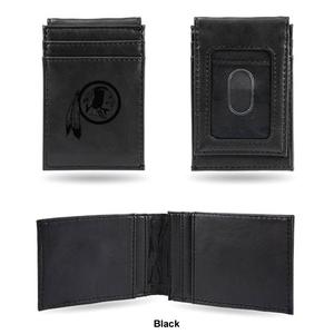 Mens NFL Washington Commanders Faux Leather Pocket Wallet alternate view