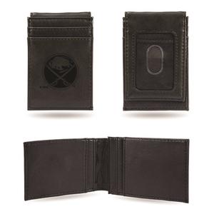 Mens NHL Buffalo Sabres Faux Leather Front Pocket Wallet