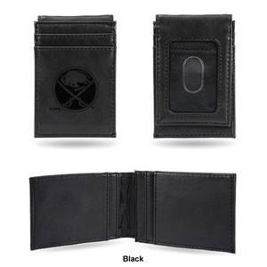 Mens NHL Buffalo Sabres Faux Leather Front Pocket Wallet alternate view