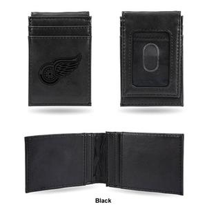Mens NHL Detroit Red Wings Faux Leather Front Pocket Wallet alternate view