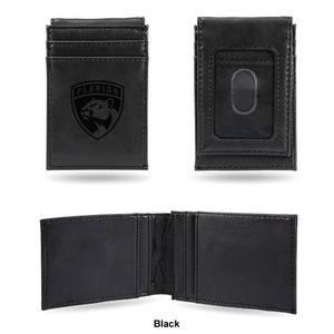 Mens NHL Florida Panthers Faux Leather Front Pocket Wallet alternate view