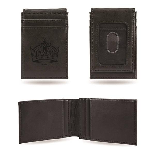 Mens NHL Los Angeles Kings Faux Leather Front Pocket Wallet