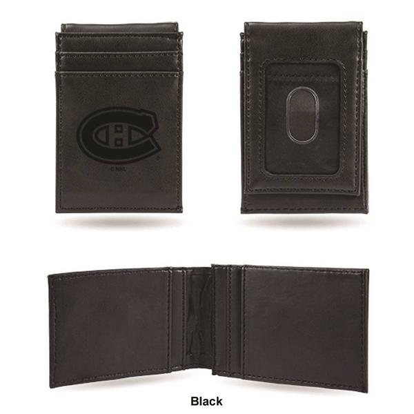 Mens NHL Montreal Canadiens Faux Leather Front Pocket Wallet alternate view