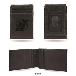 Mens NHL New Jersey Devils Faux Leather Front Pocket Wallet alternate view