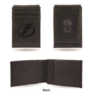 Mens NHL Tampa Bay Lightning Faux Leather Front Pocket Wallet alternate view