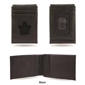 Mens NHL Toronto Maple Leafs Faux Leather Front Pocket Wallet alternate view