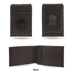 Mens NHL Vancouver Canucks Faux Leather Front Pocket Wallet alternate view