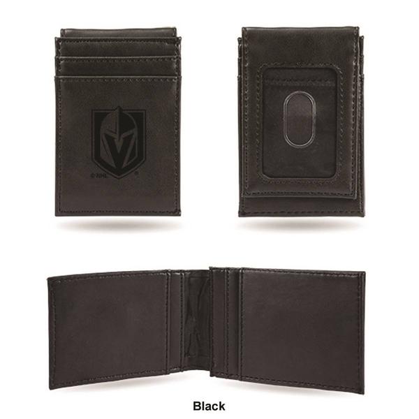 Mens NHL Vegas Golden Knights Faux Leather Front Pocket Wallet alternate view