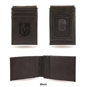 Mens NHL Vegas Golden Knights Faux Leather Front Pocket Wallet alternate view