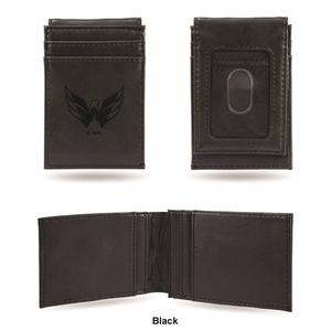 Mens NHL Washington Capitals Faux Leather Front Pocket Wallet alternate view