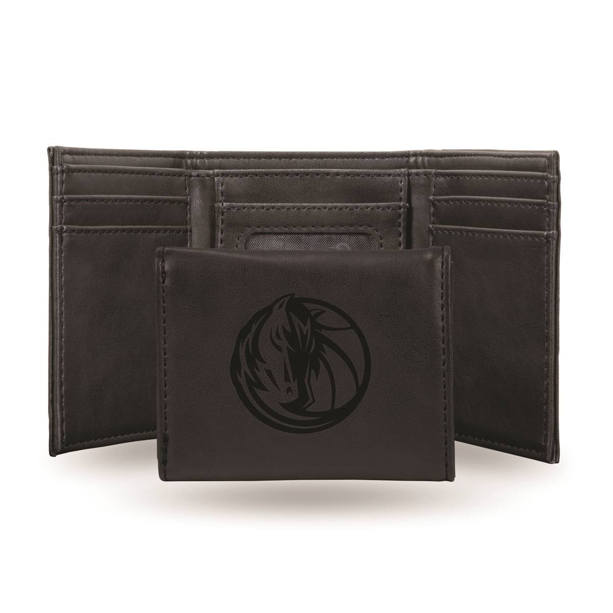 Mens NBA Dallas Mavericks Faux Leather Trifold Wallet