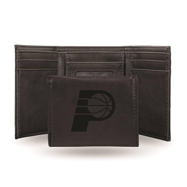 Mens NBA Indiana Pacers Faux Leather Trifold Wallet