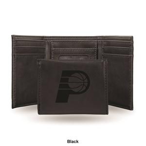 Mens NBA Indiana Pacers Faux Leather Trifold Wallet alternate view