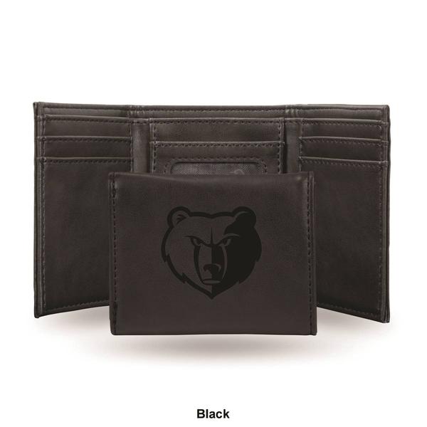 Mens NBA Memphis Grizzlies Faux Leather Trifold Wallet alternate view