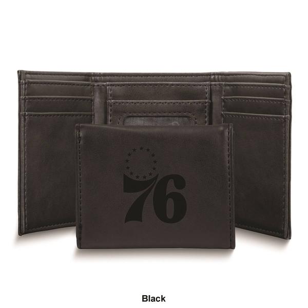 Mens NBA Philadelphia 76ers Faux Leather Trifold Wallet alternate view