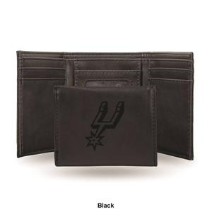 Mens NBA San Antonio Spurs Faux Leather Trifold Wallet alternate view