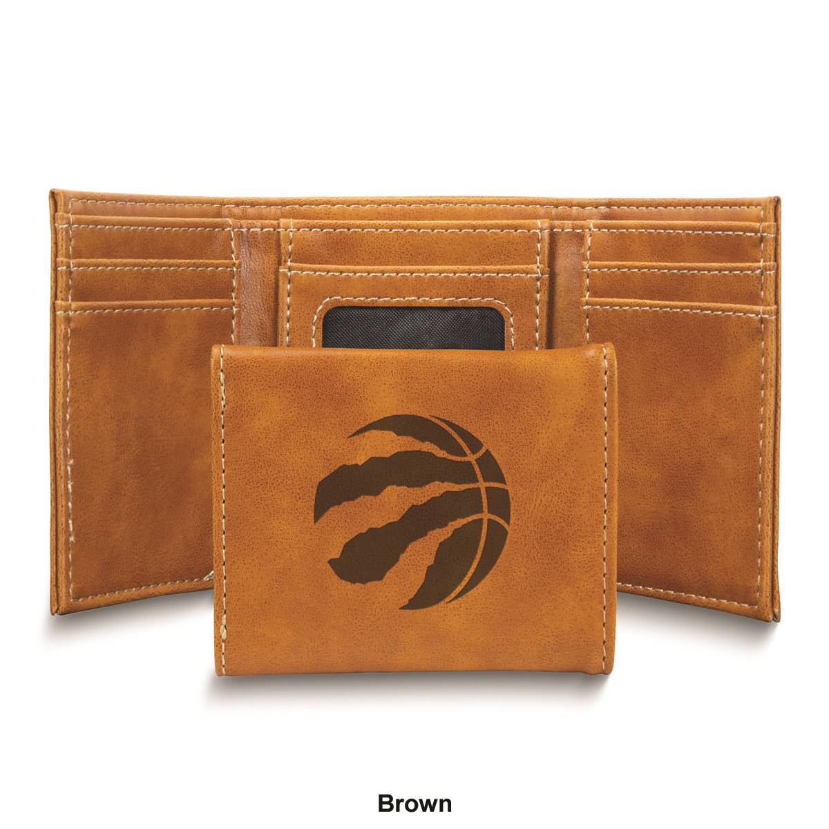 Mens NBA Toronto Raptors Faux Leather Trifold Wallet