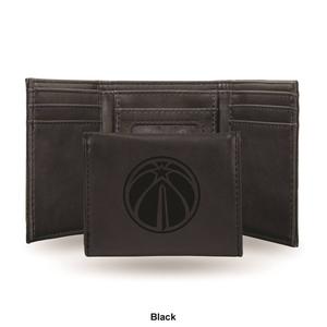 Mens NBA Washington Wizards Faux Leather Trifold Wallet alternate view