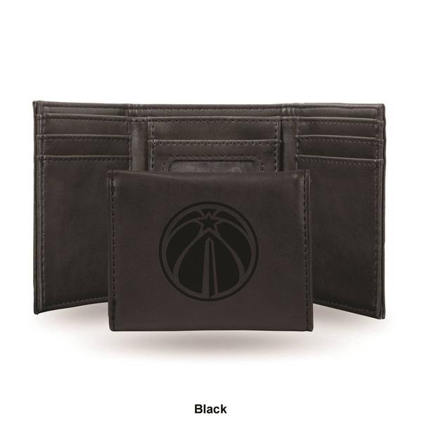 Mens NBA Washington Wizards Faux Leather Trifold Wallet alternate view