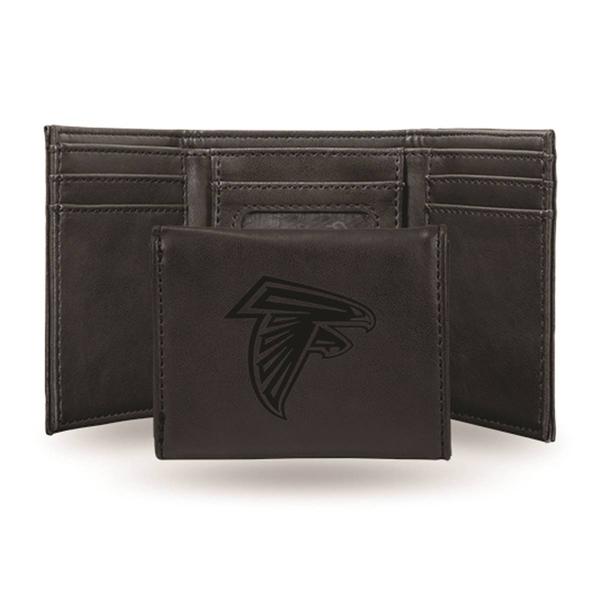 Mens NFL Atlanta Falcons Faux Leather Trifold Wallet