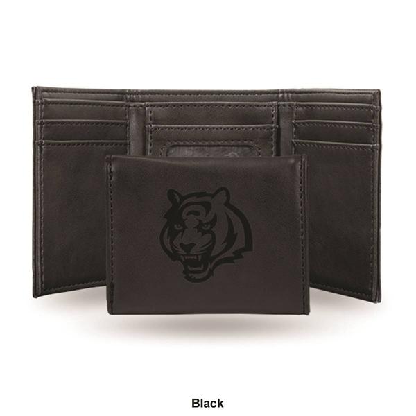 Mens NFL Cincinnati Bengals Faux Leather Trifold Wallet alternate view
