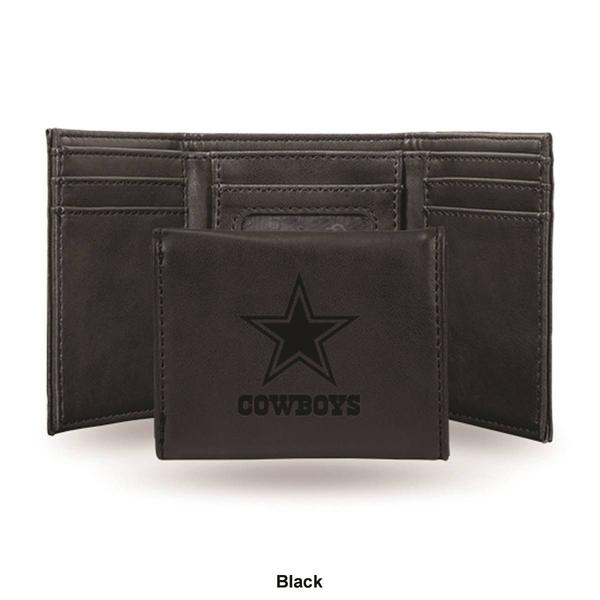 Mens NFL Dallas Cowboys Faux Leather Trifold Wallet alternate view