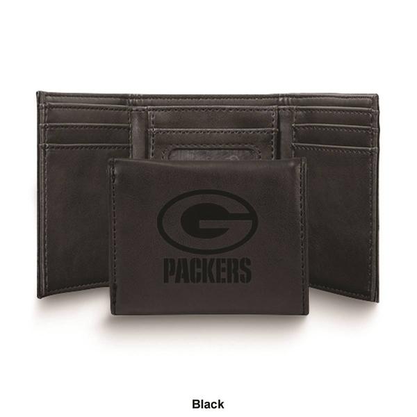 Mens NFL Green Bay Packers Faux Leather Trifold Wallet alternate view