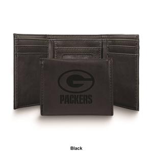 Mens NFL Green Bay Packers Faux Leather Trifold Wallet alternate view