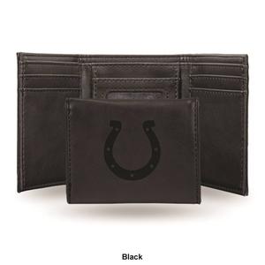 Mens NFL Indianapolis Colts Faux Leather Trifold Wallet alternate view