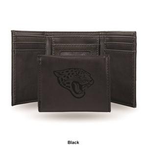 Mens NFL Jacksonville Jaguars Faux Leather Trifold Wallet alternate view