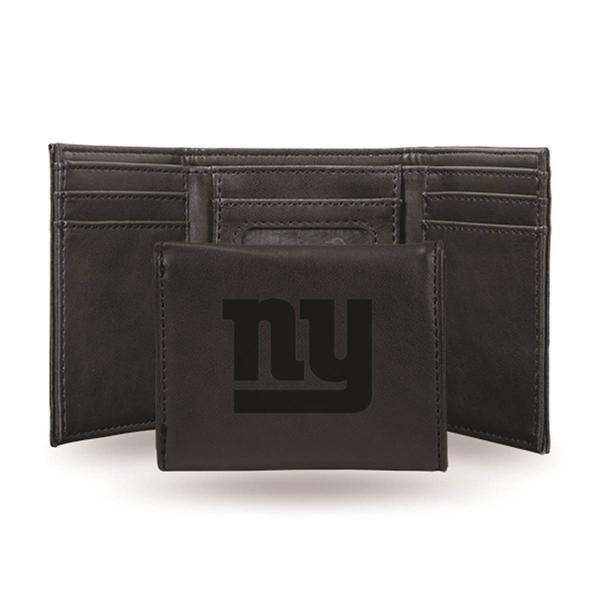 Mens NFL New York Giants Faux Leather Trifold Wallet