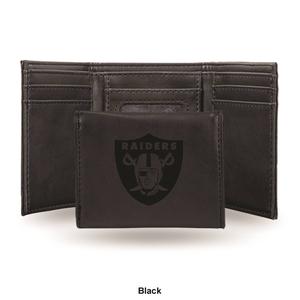 Mens NFL Las Vegas Raiders Faux Leather Trifold Wallet alternate view