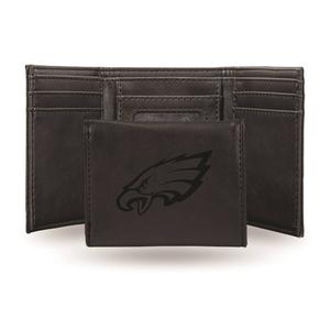 Mens Philadelphia Football Faux Leather Trifold Wallet
