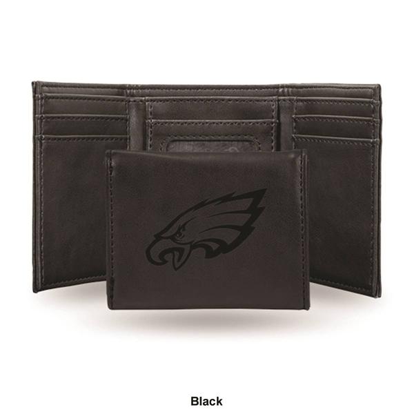 Mens NFL Philadelphia Eagles Faux Leather Trifold Wallet alternate view
