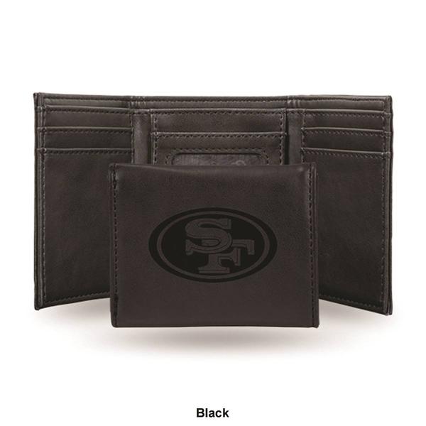 Mens NFL San Francisco 49ers Faux Leather Trifold Wallet alternate view