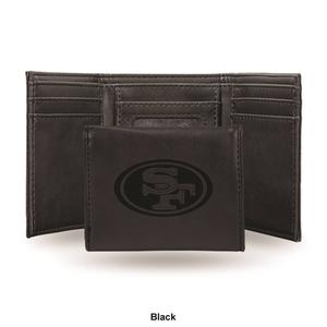 Mens NFL San Francisco 49ers Faux Leather Trifold Wallet alternate view