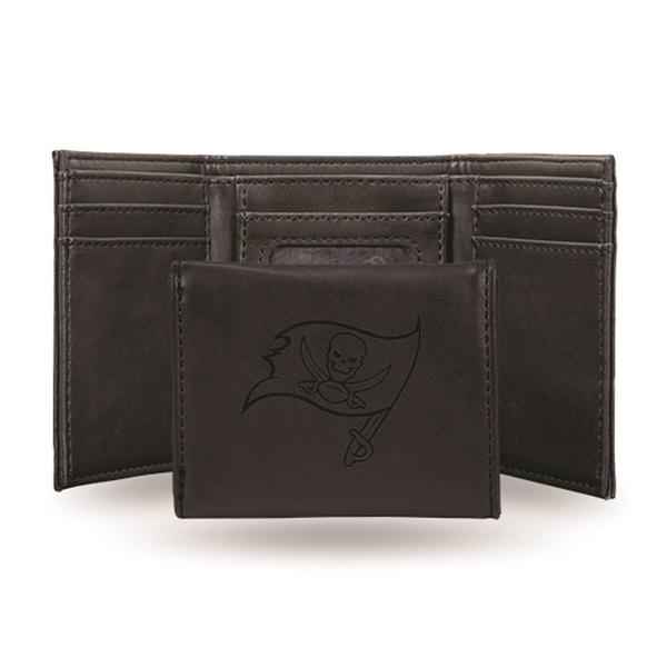 Mens NFL Tampa Bay Buccaneers Faux Leather Trifold Wallet