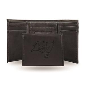 Mens NFL Tampa Bay Buccaneers Faux Leather Trifold Wallet