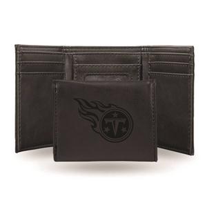 Mens NFL Tennessee Titans Faux Leather Trifold Wallet