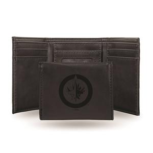 Mens NHL Winnipeg Jets Faux Leather Trifold Wallet