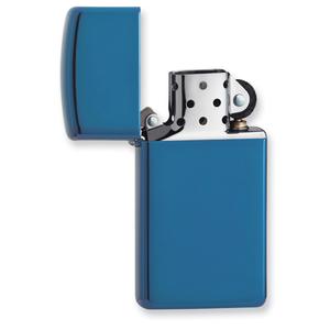 Zippo Sapphire Slim Matte Zippo Lighter