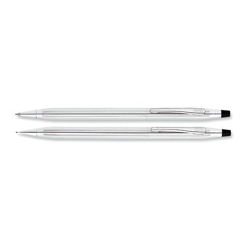 Cross Classic Century Lustrous Chrome Ballpoint Pen Set