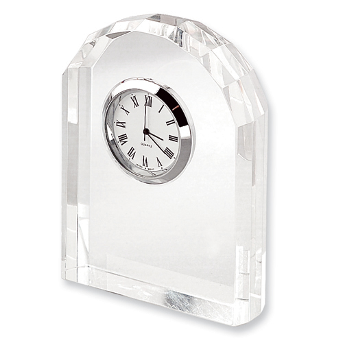 Optic Crystal Arch Clock