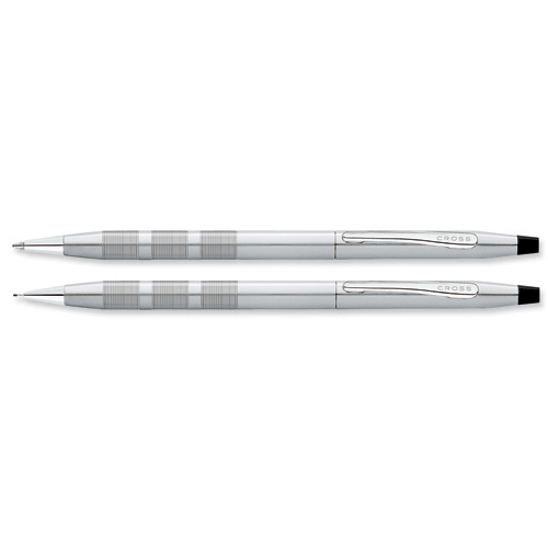 Classic Century Satin Chrome Ballpoint Pen Set