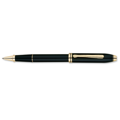 Townsend Black Lacquer With Gold SelecTip Ball Pen