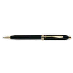 Townsend Black Lacquer with Gold Ballpoint Pen