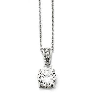 Sterling Silver Gold Plated X & O Necklace