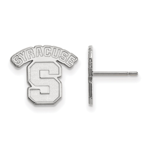 Syracuse University Sterling Silver Small Post Earrings